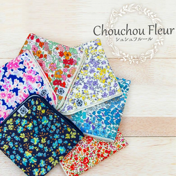 Chouchou　Fleur コットンパイルハンカチ