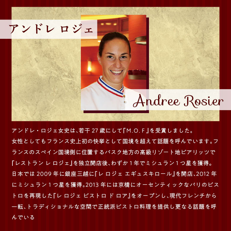 アンドレ ロジェ Andree Rosier