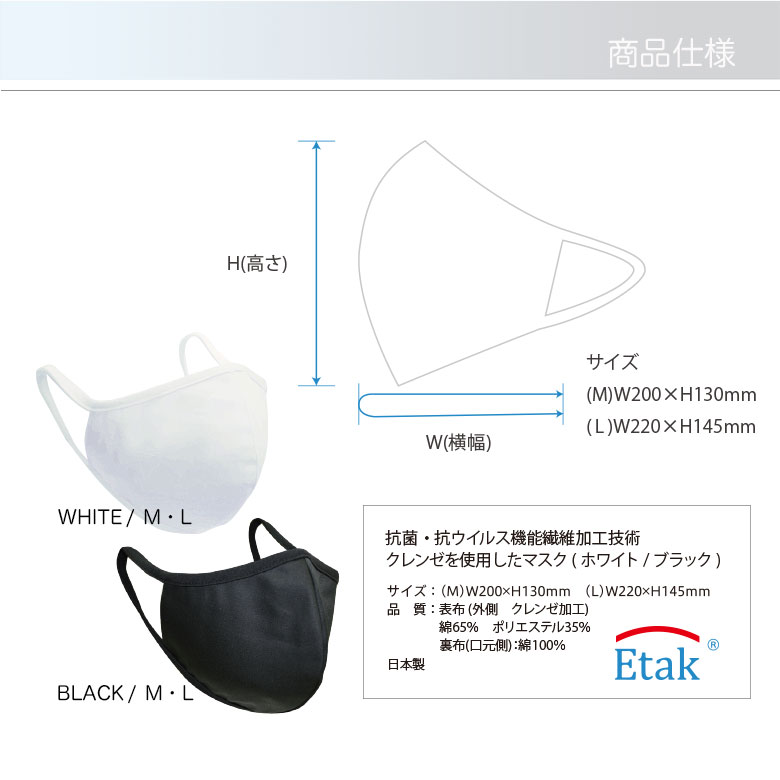 クレンゼを使用したマスク