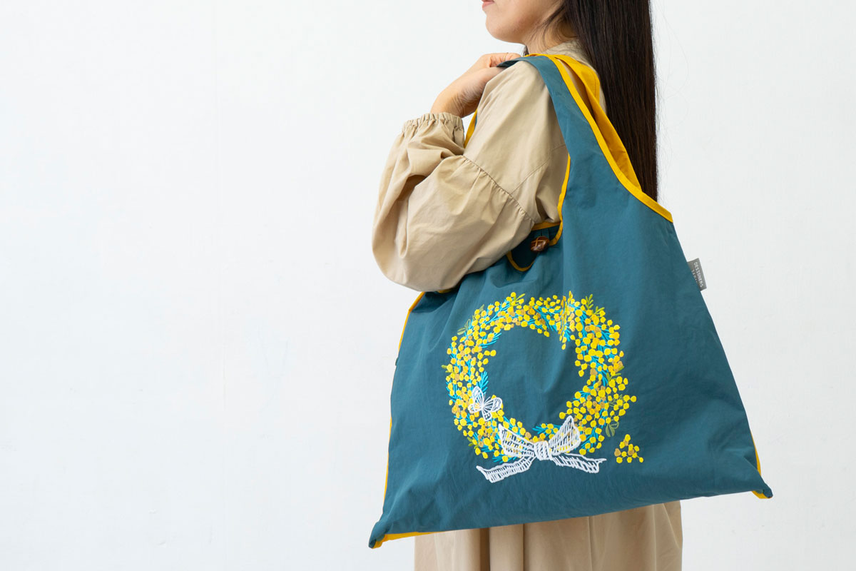 刺繍トートバッグ